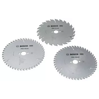 BOSCH POWERTOOLS PRO Holz-Kreissägeblatt 160 mm (3er-Vorteilspack)