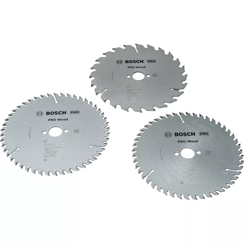 BOSCH POWERTOOLS PRO Holz-Kreissägeblatt 160 mm (3er-Vorteilspack)