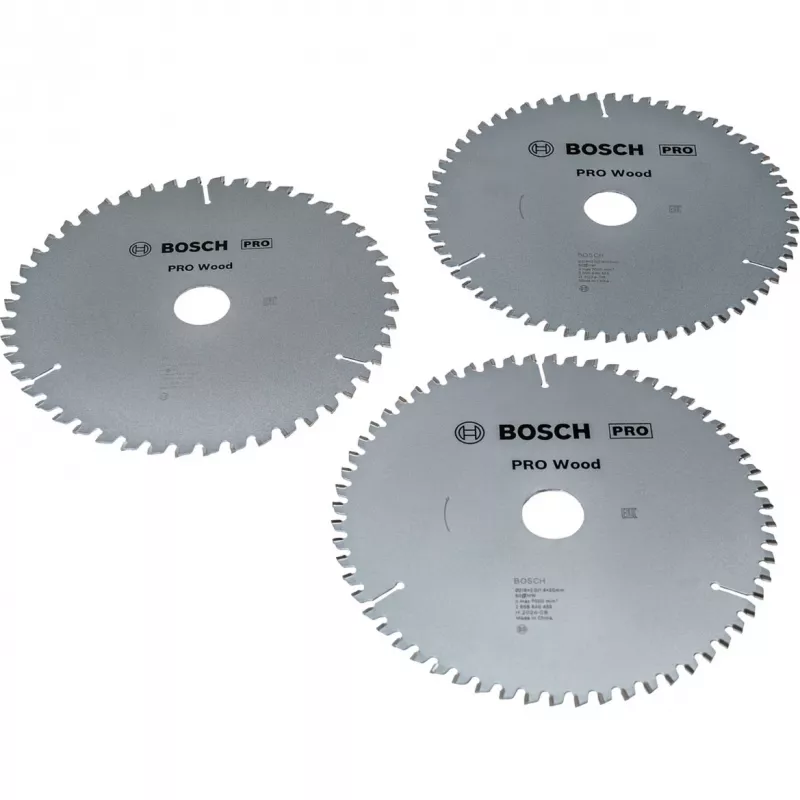 BOSCH POWERTOOLS PRO Wood Kreissägeblatt 216 mm (3er-Promo-Pack)