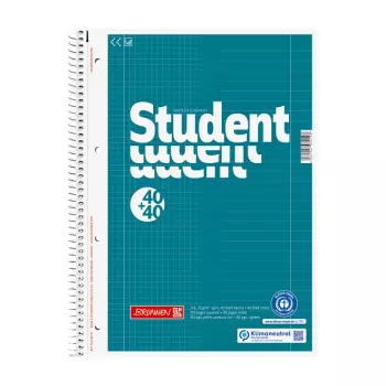 BRUNNEN College Block Student DUO DIN A4 liniert und kariert