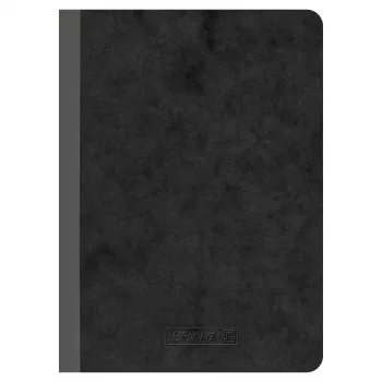 BRUNNEN FACT!plus Notizbuch A6 liniert 96 Blatt Schwarz