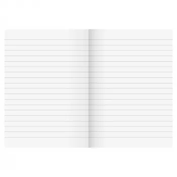 BRUNNEN FACT!plus Notizbuch A6 liniert 96 Blatt Schwarz