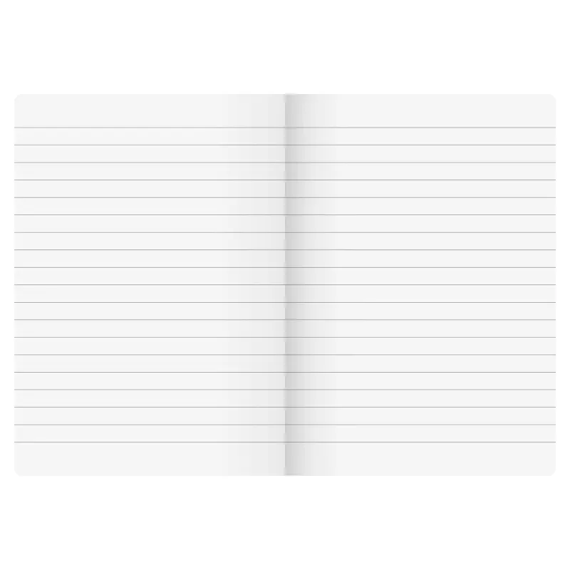 BRUNNEN FACT!plus Notizbuch A6 liniert 96 Blatt Schwarz