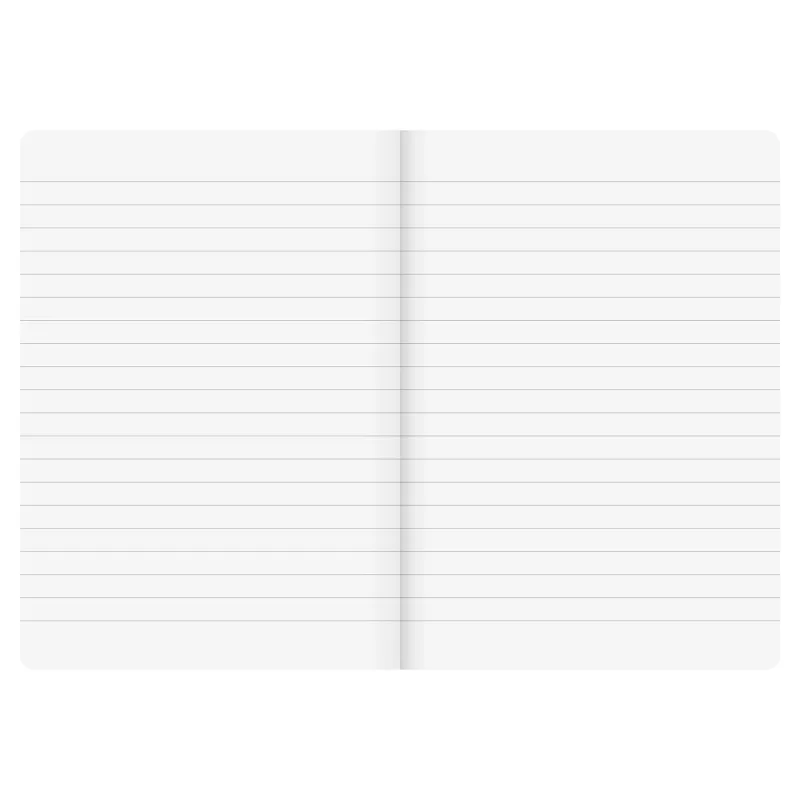 BRUNNEN Geschäftsbuch A5 liniert 96 Blatt Softcover Schwarz - A5
