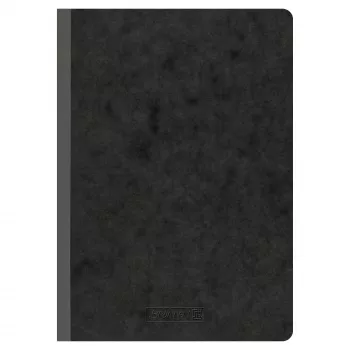 BRUNNEN FACT!plus Notizbuch 104357390 A5 gepunktet 96 Blatt Schwarz