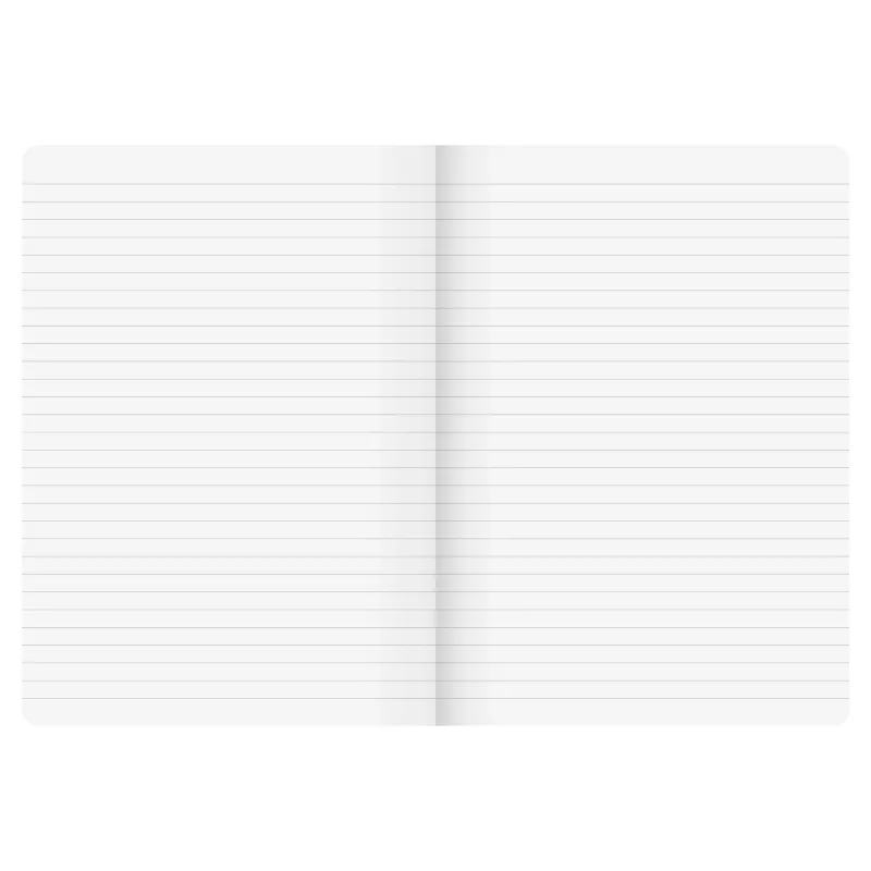 Brunnen FACT!plus Notizbuch A4 liniert 96 Blatt Schwarz