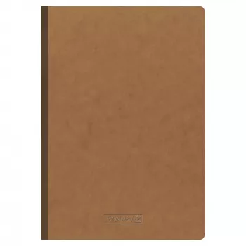 BRUNNEN FACT!plus Notizbuch A4 kariert 96 Blatt Braun 104347270