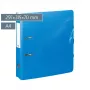 BRUNNEN WAVE Hebeldeckelordner Azur Kunststoff 7,0 cm DIN A4