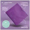 BRUNNEN WAVE Hebeldeckelordner Lila Kunststoff 7,0 cm DIN A4