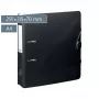 BRUNNEN WAVE Hebelaktenordner Onyx Black Kunststoff 7,0 cm DIN A4
