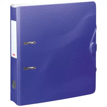 BRUNNEN WAVE Hebelaktenordner A4 70 mm Blau Kunststoff