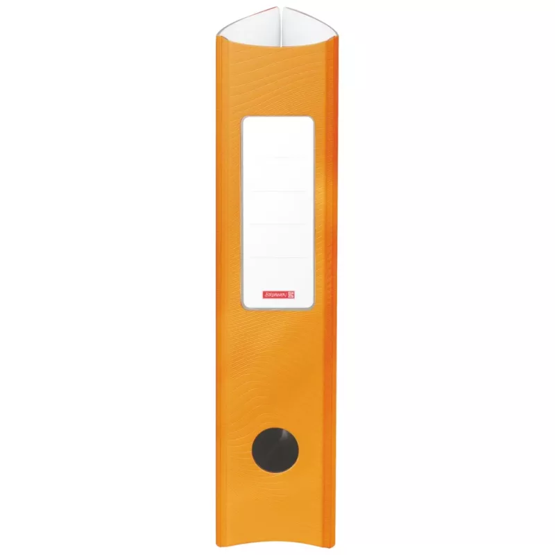 BRUNNEN WAVE Hebeldeckel-Ordner Orange Kunststoff 7,0 cm DIN A4