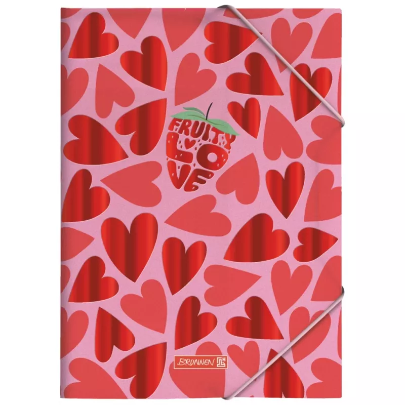 BRUNNEN Fruity Love Collection Ordner A4 Pink/Rot, 1 Stück (1041604522)