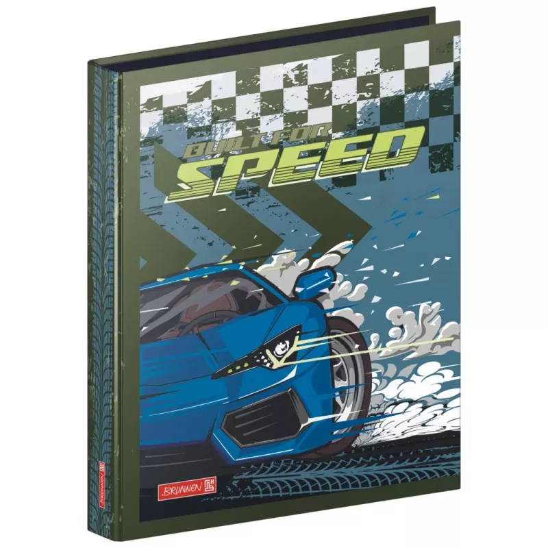 Brunnen Fast Wheels Ringbuch Blau