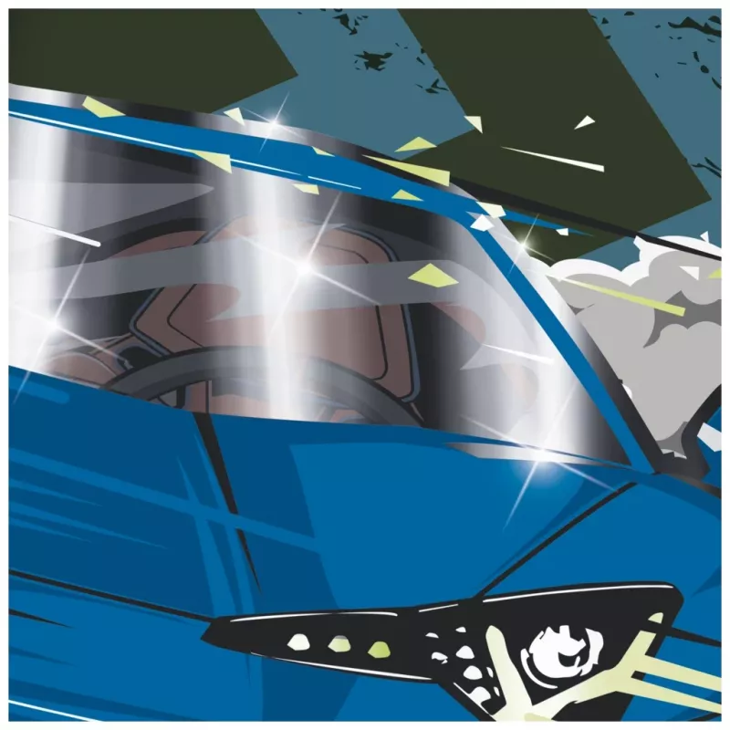 Brunnen Fast Wheels Ringbuch Blau