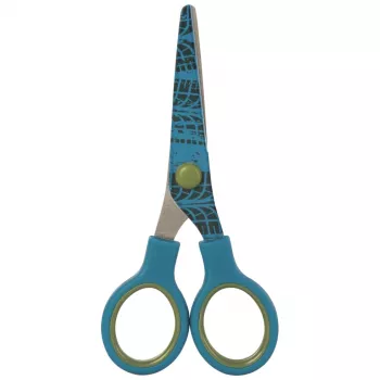BRUNNEN Fast Wheels Kinder-Schere Blau/Grün 13,0 cm