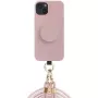 Just Elegance 3-in-1 PopGrip Hülle für Apple iPhone 15 6,1 Zoll - Rosarot (30494)