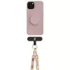Just Elegance 3-in-1 PopGrip Hülle für Apple iPhone 15 6,1 Zoll - Rosarot (30494)