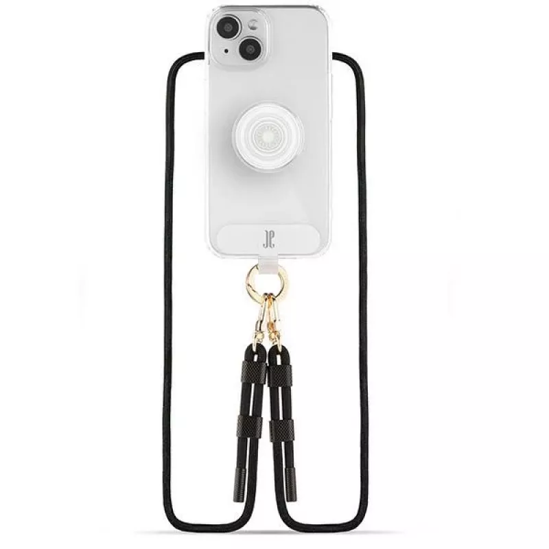 Just Elegance 3-in-1 PopGrip Hülle für Apple iPhone 15 6,1 Zoll klar/transparent 30524