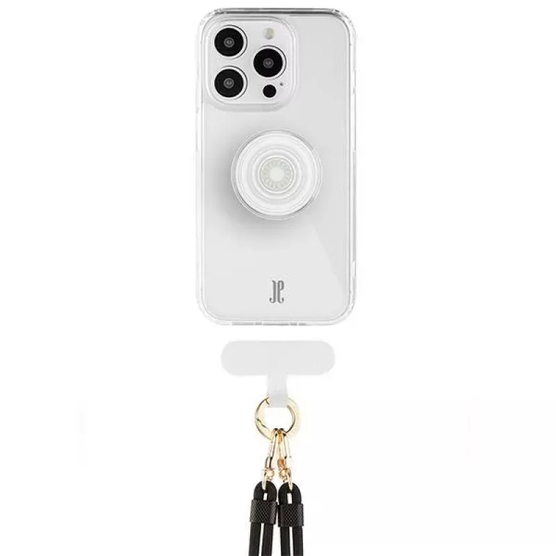 Just Elegance 3-in-1 PopGrip Hülle für Apple iPhone 15 Pro Max 6,7 inch Transparent/Klar 30526