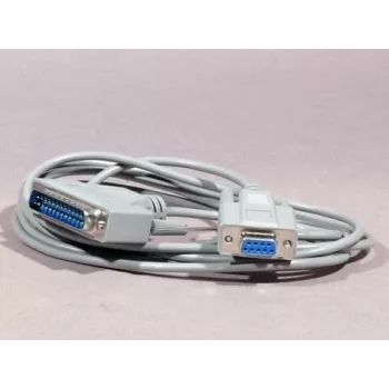 ARTDEV RS232 Serielles Kabel DB9 Stecker auf Buchse 1,5m Hellgrau für Bon-Drucker / Kundendisplay