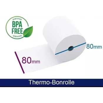 ARTDEV ADT80801240 Thermopapier 80 mm x 80 m 1 Rolle