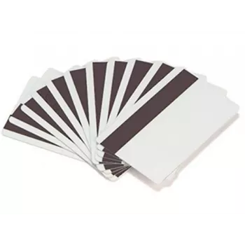ARTDEV Blank PVC Card - 30mil 0,76mm mit unprogrammiertem Hi-Co-Magnetstreifen - Weiß