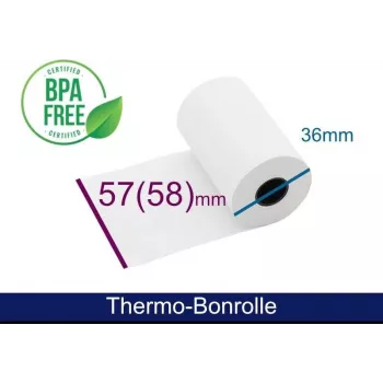 ARTDEV Thermorolle 57mm x 15m 55g Weiß