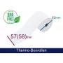 ARTDEV Thermorolle - 57x58x12 mm, 50 m, Weiß