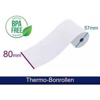 ARTDEV Thermorolle 80x57x12 mm weiß 55g 40m für T2