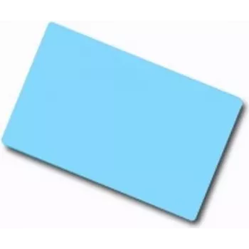 ARTDEV Blank PVC-Karte – 86 x 54mm 30mil 0,76mm Hellblau
