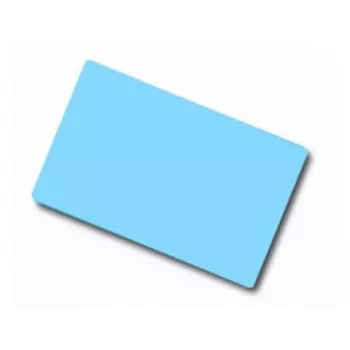 ARTDEV Blank PVC-Karte – 86 x 54mm 30mil 0,76mm Hellblau