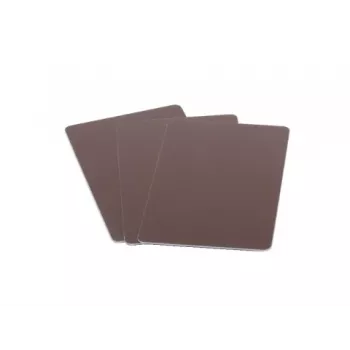 ARTDEV Plastikkarte - 86 x 54mm 30mil 0,76mm Blank - Braun