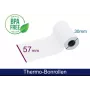ARTDEV Thermorolle - 57x30x12 mm B/D max./K mit Lastschrifttext Weiß 9m