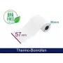 ARTDEV Thermorolle - 57x36x12 B/D max./K mit Lastschrifttext Weiß 12m
