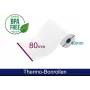 ARTDEV Thermorolle 80x40x12 mm Weiß Direkt-Thermo-Bonrolle