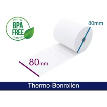 ARTDEV Thermorolle - 80x80x12 B/D max./K mit Bewirtungstext 80m 48g