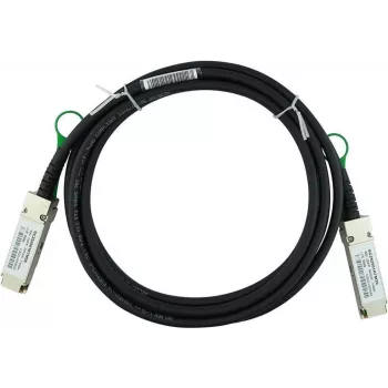 BLUEOPTICS Kompatibles Cisco QSFP-H40G-CU0.5M BlueLAN QSFP Direct Attach Kabel, 40GBASE-CR4, Ethernet/Infiniband QDR, 30AWG, 0,5 Meter (QSFP-H40G-CU0.5M-BL)