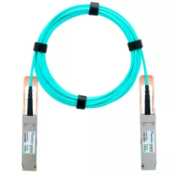 BlueOptics 40G QSFP+ Active Optical Cable 50m Kompatibel mit Ruckus 40G-QSFP-QSFP-AOC-5001
