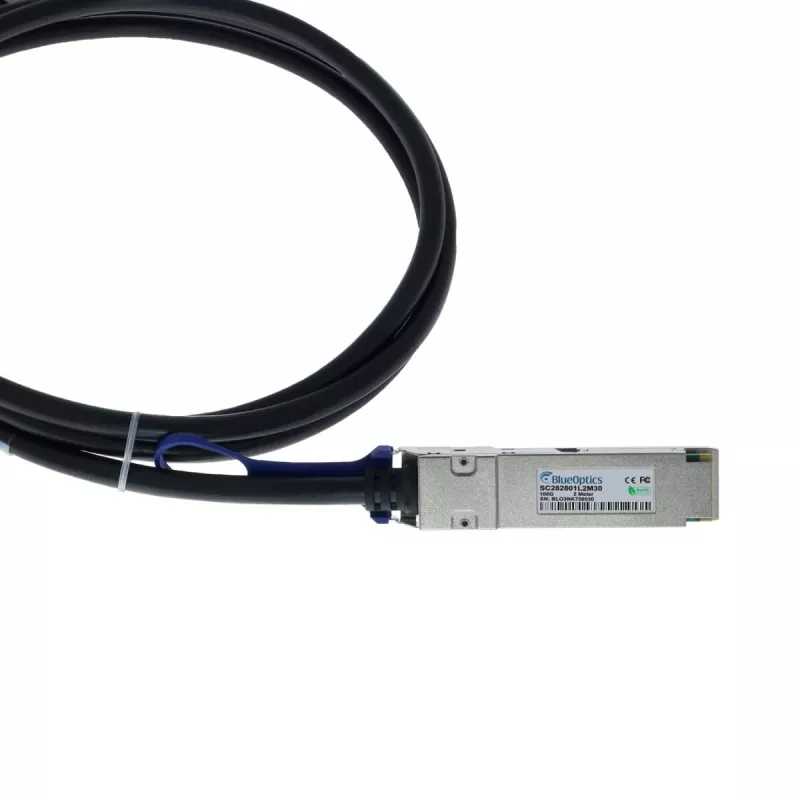 BlueOptics Ruckus Kompatibles BlueLAN DAC QSFP28 Kabel 0,5m Passiv 100GbE