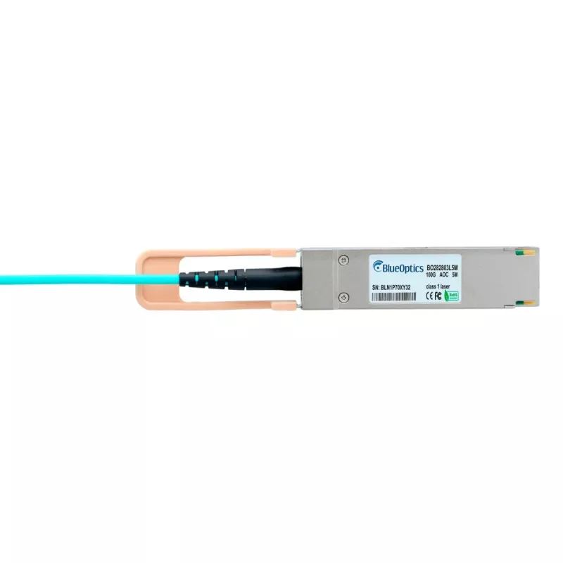 BlueOptics QSFP28 Active Optical Cable 7m Kompatibel mit Ruckus E100G-QSFP-QSFP-AOC-0701