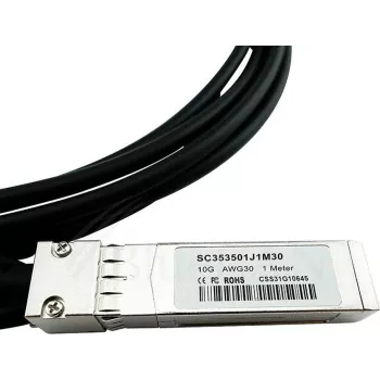 BlueOptics Alcatel-Lucent OS2X60-CBL-2M Kompatibles BlueLAN 10GBASE-CR Passives SFP+ zu SFP+ Direct Attach Kupferkabel, 2 Meter, AWG30