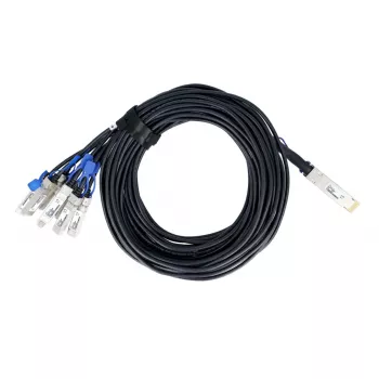 BlueLAN CAB-D-8S-200G-2.5-BL Kompatibles Arista DAC 200GBASE-CR8 QSFP-DD auf 8xSFP28 2,5m Passives Twinax-Kabel