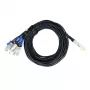 BlueOptics Dell EMC Kompatibles BlueLAN DAC 200GBASE-CR8 QSFP-DD auf 8x SFP28 Breakout-Kabel 3m