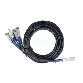 BlueOptics Dell EMC Kompatibles BlueLAN DAC 200GBASE-CR8 QSFP-DD auf 8x SFP28 Breakout-Kabel 3m