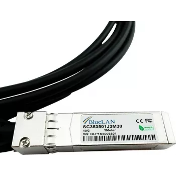 BlueOptics Belkin F2CX036-05M Kompatibles Direct Attach Cable (DAC) - Passiv 10 Gigabit Twinaxial Kupfer SFP+ auf SFP+ 5m