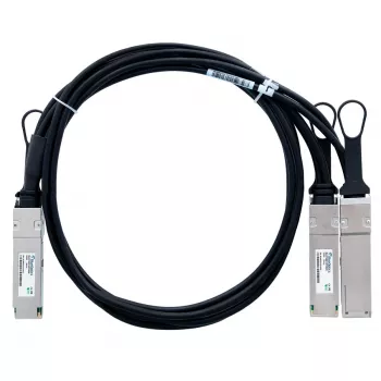 BlueOptics Lenovo 4Z57A11477 Kompatibles BlueLAN QSFP56 Breakout Direct Attach Cable (DAC) - Passiv 200G zu 2x100G Twinaxial Kupfer, QSFP56 zu 2xQSFP56, für Rack- und benachbarte Rack-Verbindungen