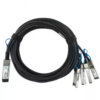 BlueOptics NVIDIA 980-9I48B-00C002 BlueLAN Passives 100GBASE-CR4 QSFP28 auf 4x25GBASE-CR SFP28 Direct Attach Breakout-Kabel, 2m