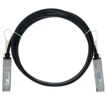 BlueLAN 40G QSFP+ zu QSFP+ Direct Attach Copper Kabel, 40GBASE-CR4, 30AWG, 1 Meter, passiv, kompatibel mit Extreme Networks