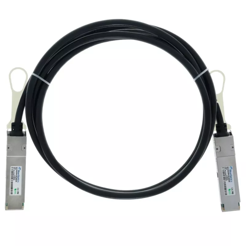 BlueLAN QSFP-40G-2M-CM-BL Kompatibles H3C QSFP+ Direct Attach Kabel, 40GBASE-CR4, 30AWG, 2 Meter